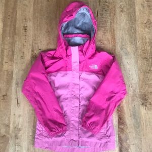 The North Face girls Hyvent  rain jacket